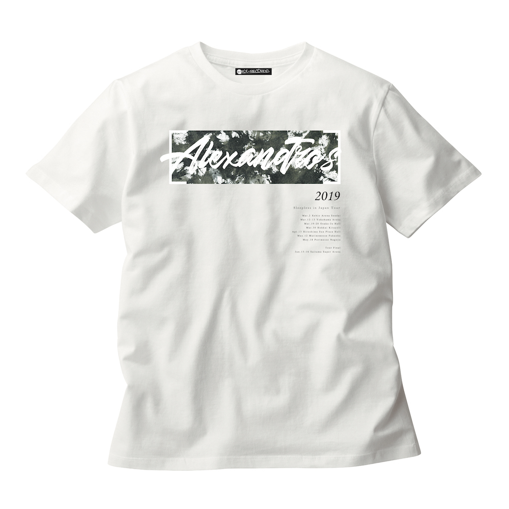 【NEW】SPLIT INK LOGO TEE (WHITE)(Sleepless in Japan Arena Tour限定)