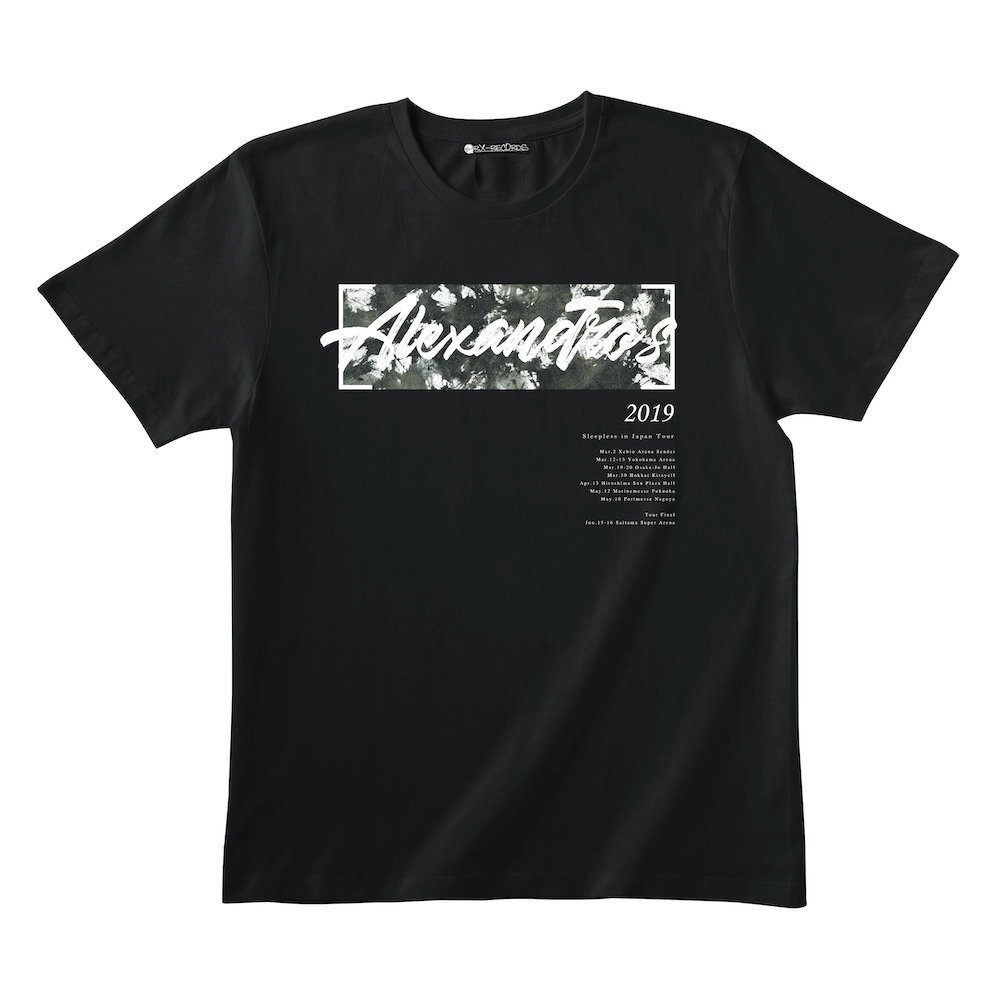 SPLIT INK LOGO TEE (BLACK)(Sleepless in Japan Arena Tour限定)