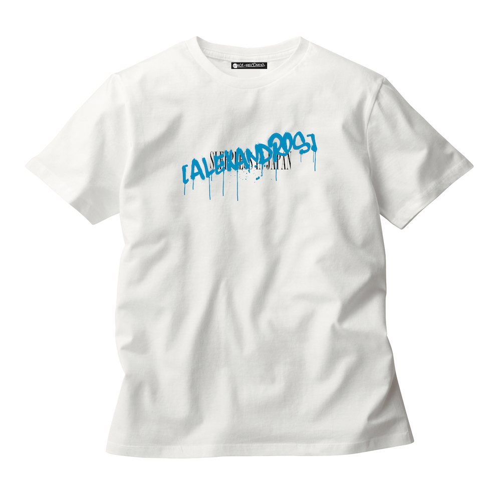 【NEW】GRAFFITI LOGO TEE (WHITE/TURKISH BLUE)(Sleepless in Japan Arena Tour限定)
