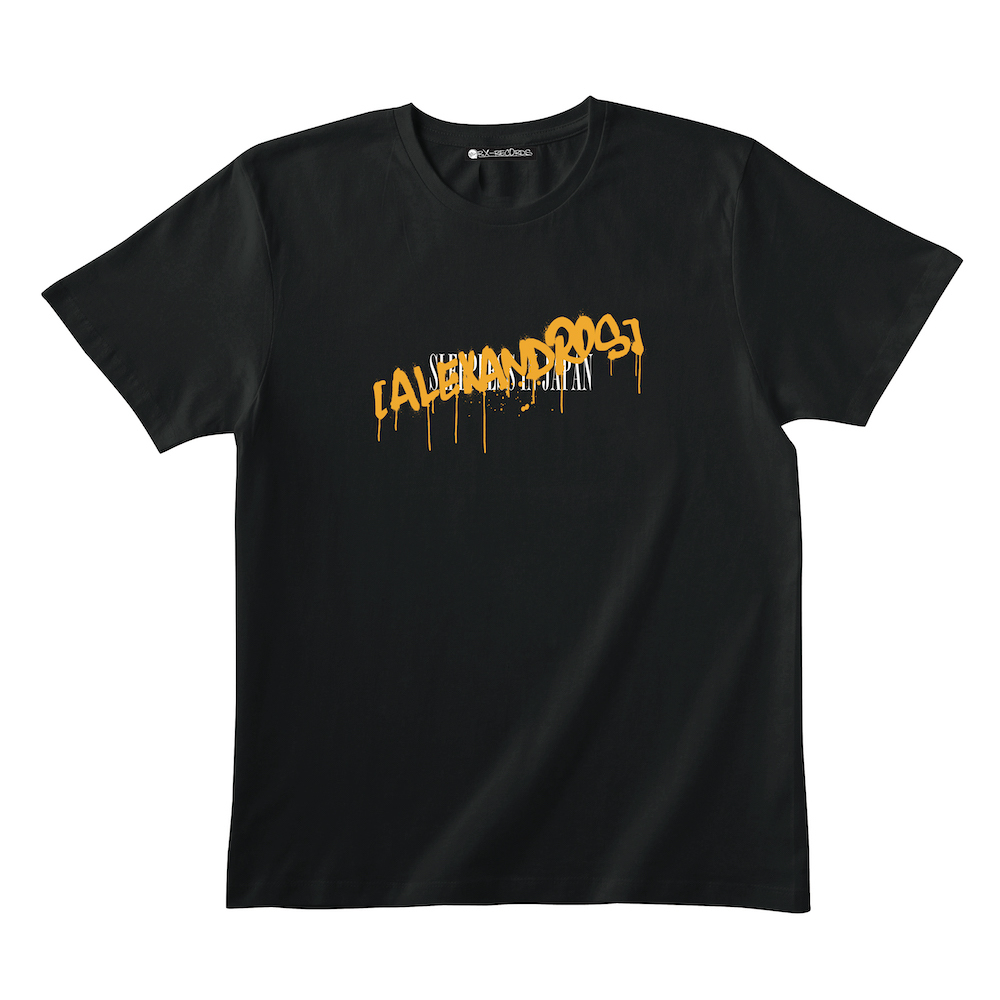 【NEW】GRAFFITI LOGO TEE (BLACK/MASTARD HONEY YELLOW)(Sleepless in Japan Arena Tour限定)
