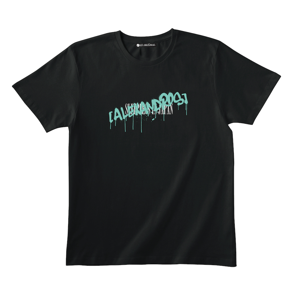 【NEW】GRAFFITI LOGO TEE (BLACK/LIGHT BLUE)(Sleepless in Japan Arena Tour限定)