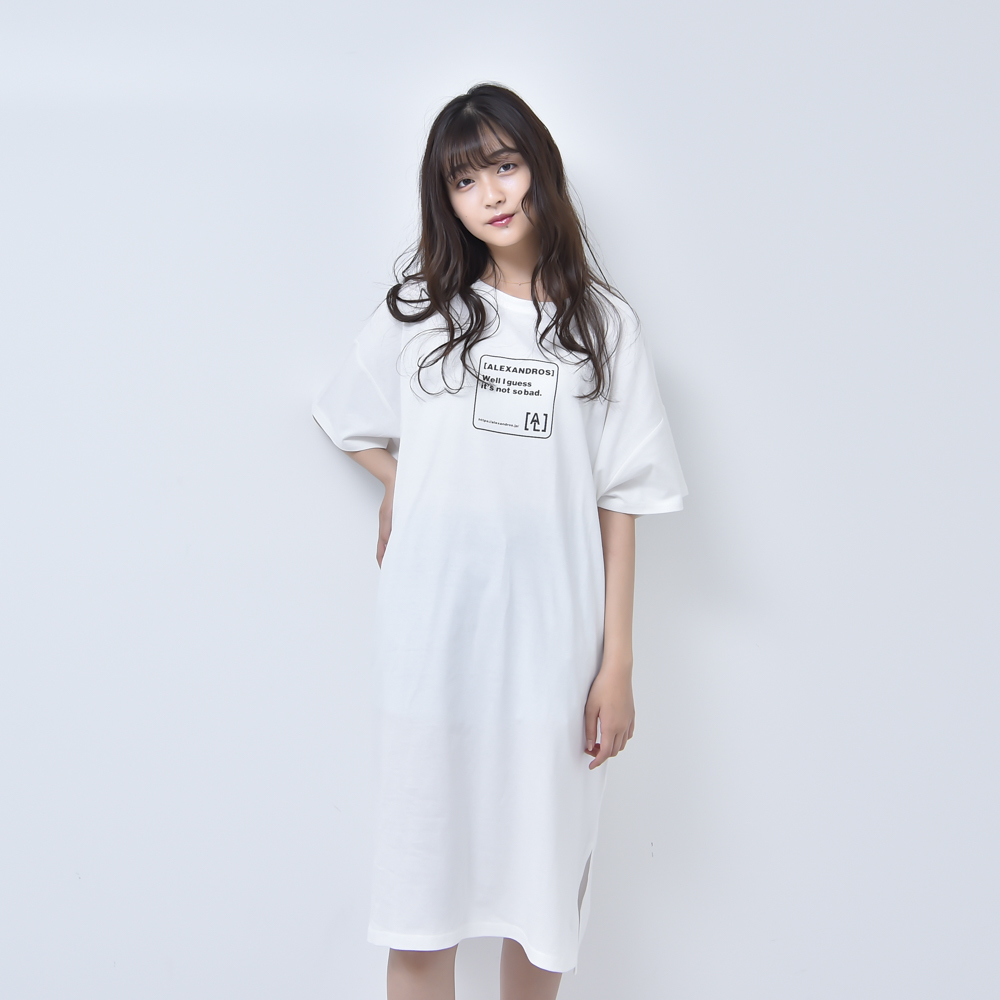 【NEW】TEE DRESS (WHITE)