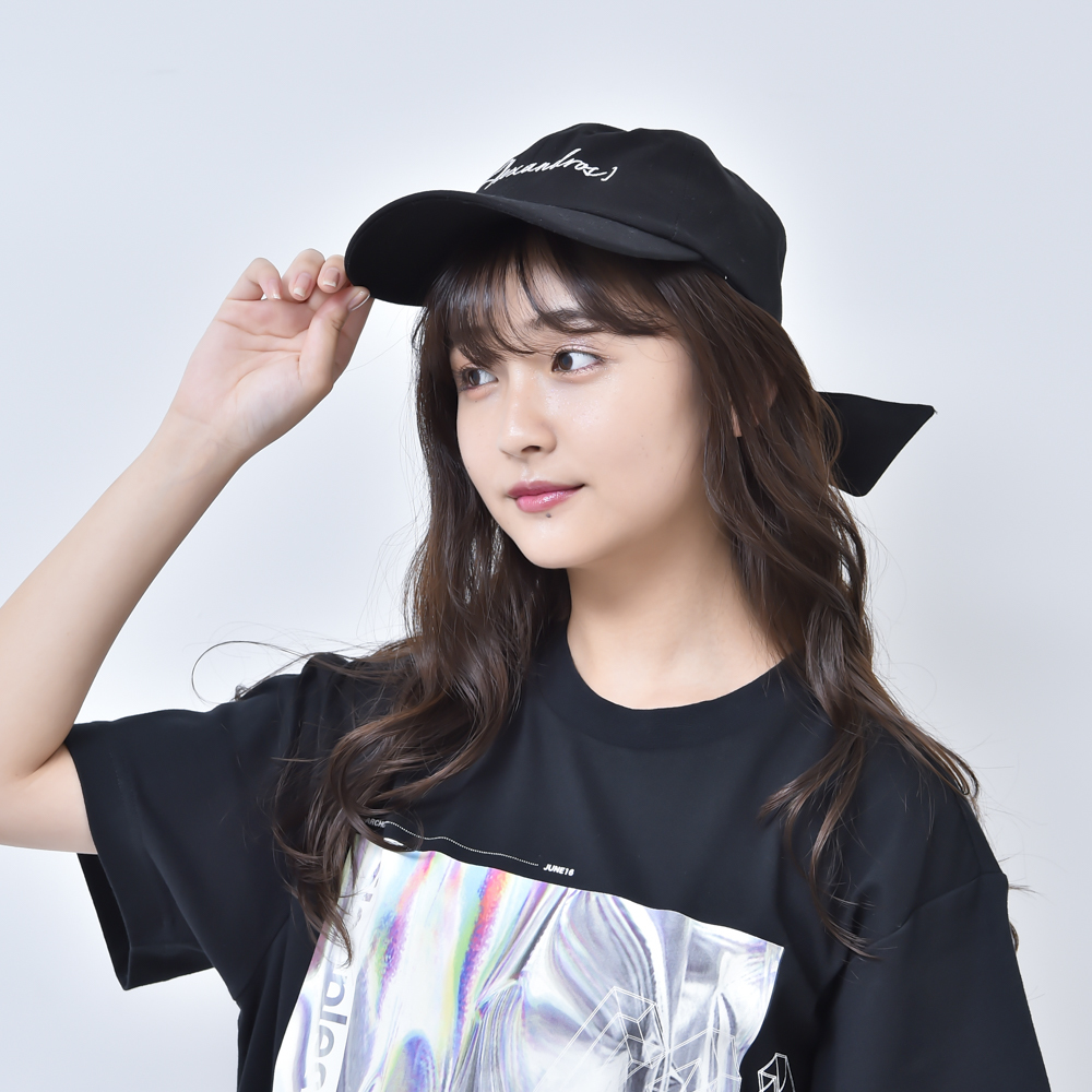 【NEW】RIBBON CAP (BLACK)
