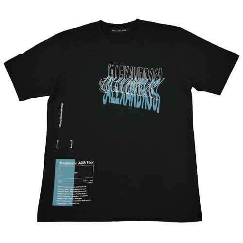 Sleepless in ASIA Tour TEE(BLACK)*UKFC ONLINE SHOP ONLY