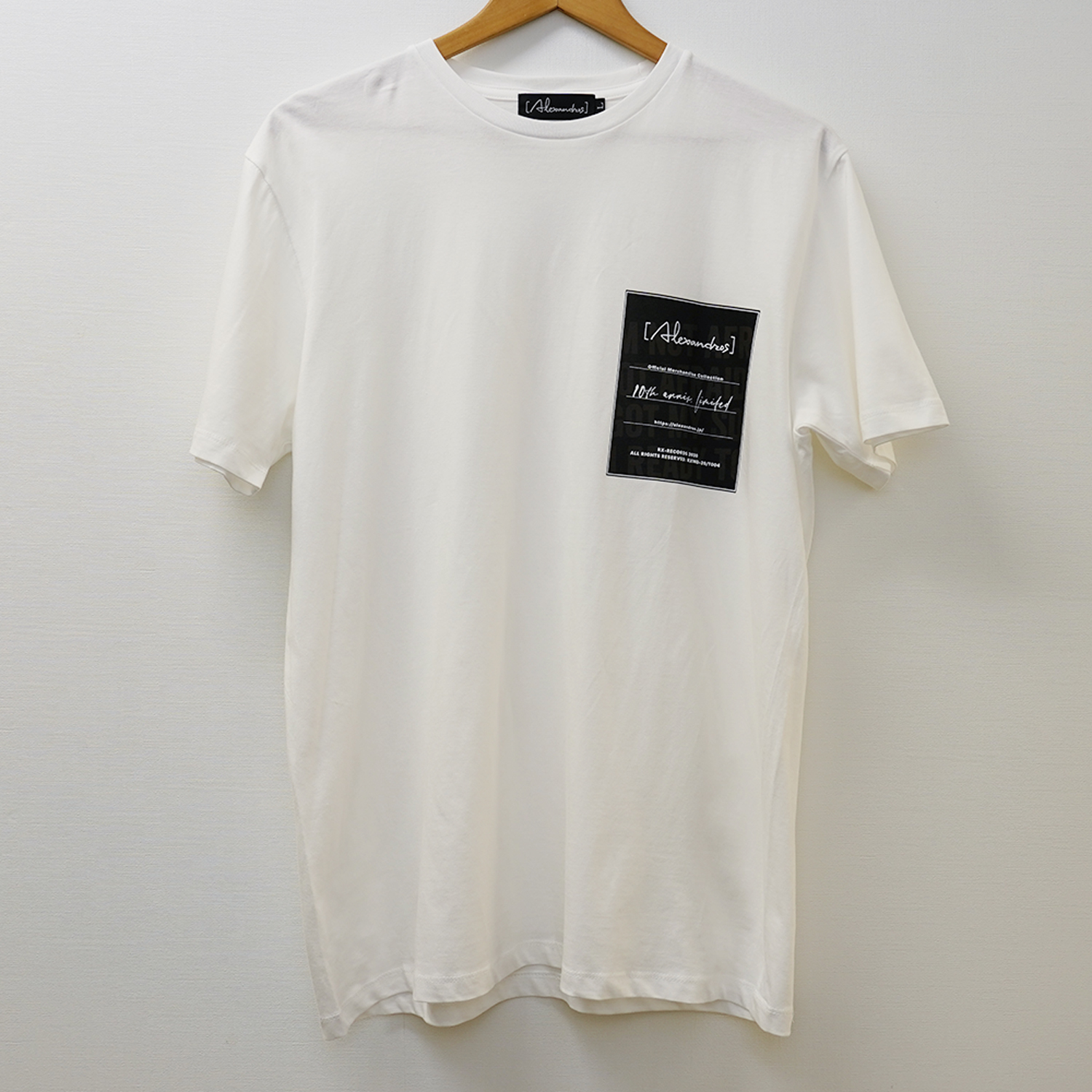 white pocket tee