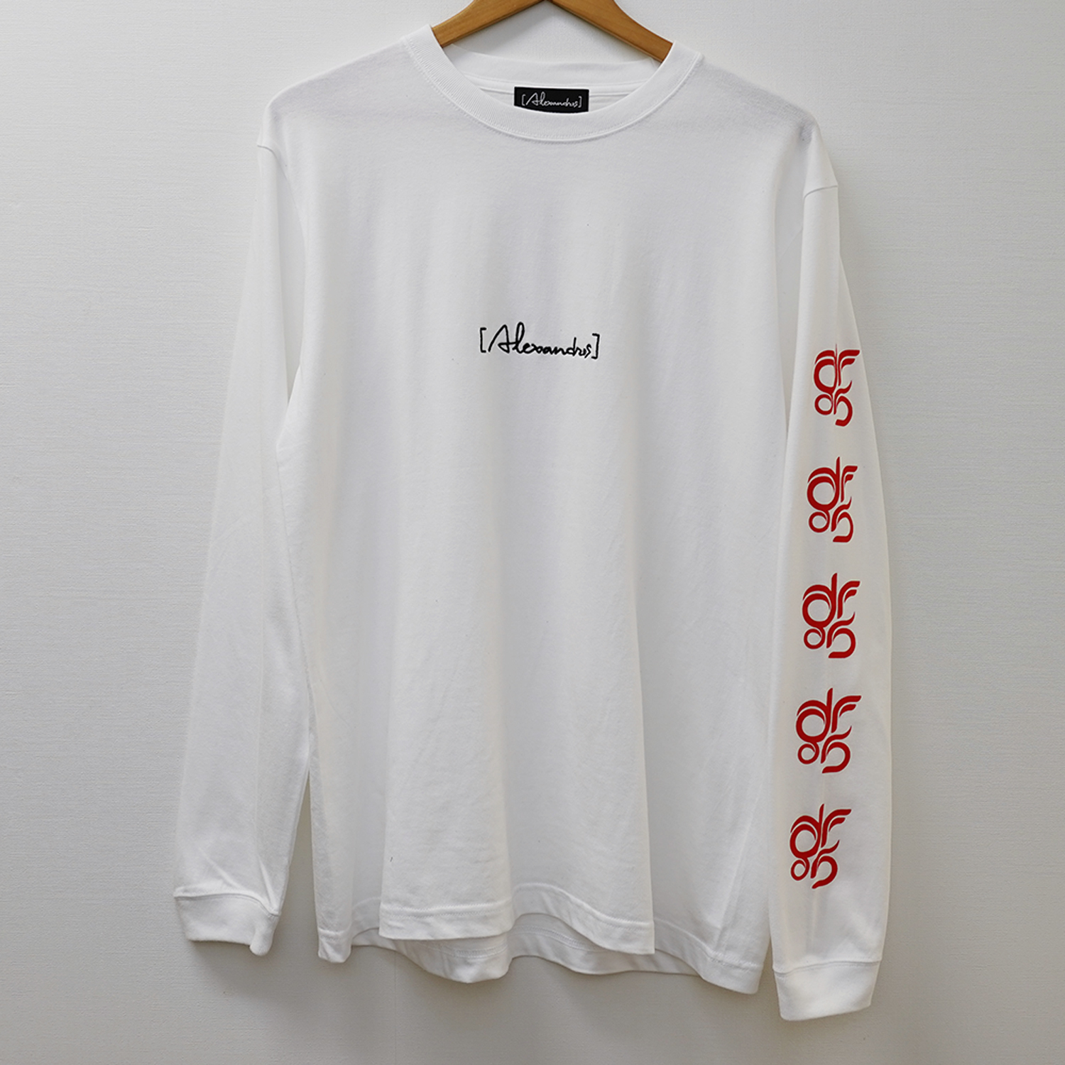 DROS LOGO LONG SLEEVE TEE(WHITE)