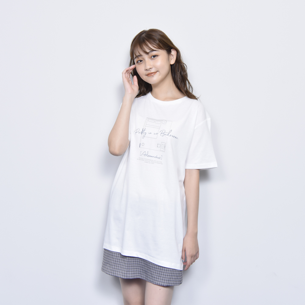 BED ROOM TEE(WHITE)