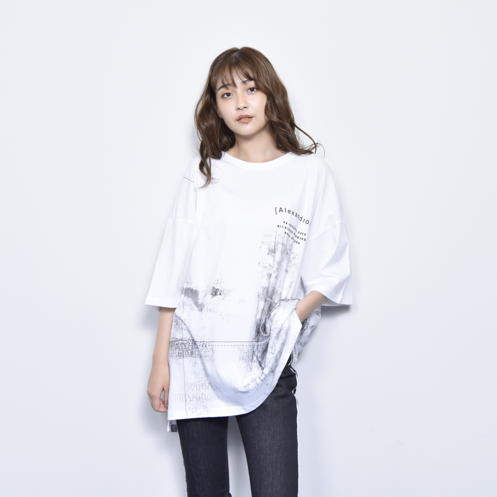 【NEW】NOISE BIG TEE(WHITE)