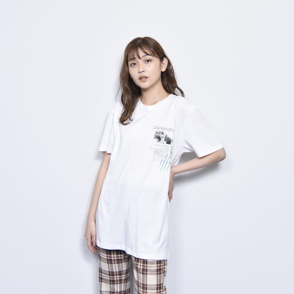 【NEW】2CAT2 TEE(WHITE)