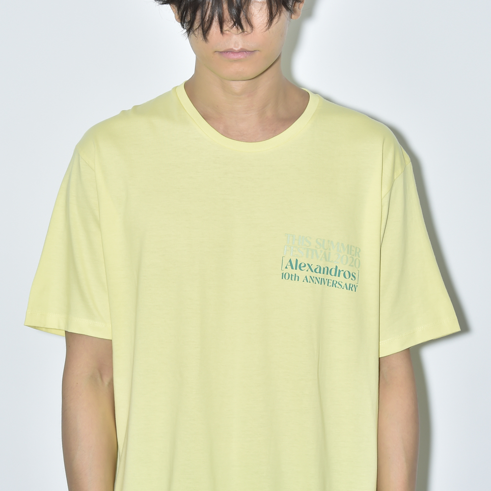 THIS SUMMER FESTIVAL 2020 TEE(LIGHT YELLOW)