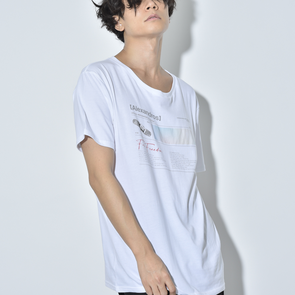 For Freedom Tee White Alexandros