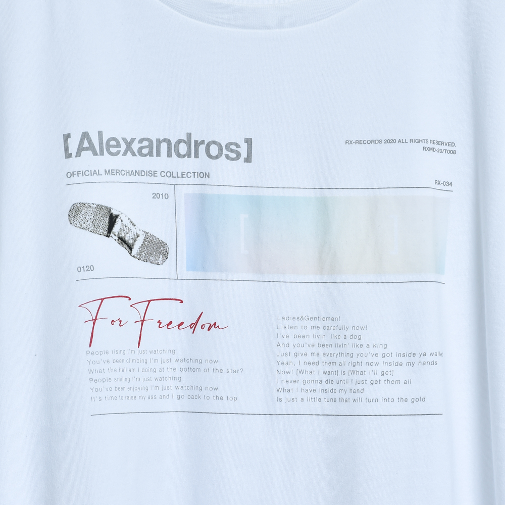 For Freedom Tee White Alexandros