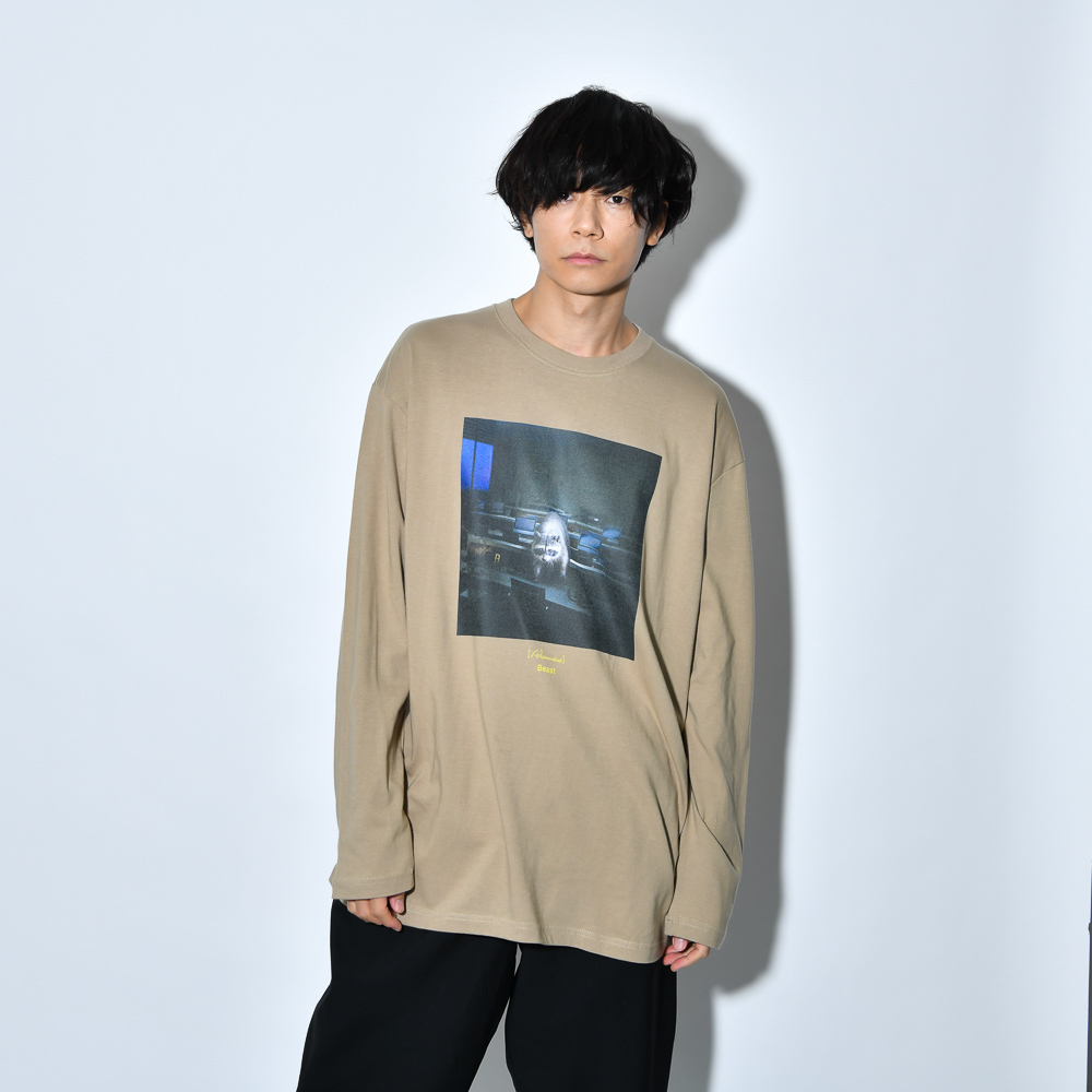 BEAST Jacket Long Sleeve Tee (Sand Khaki)