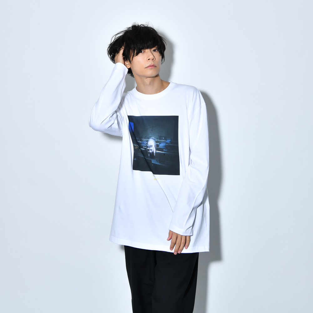 BEAST Jacket Long Sleeve Tee (White)