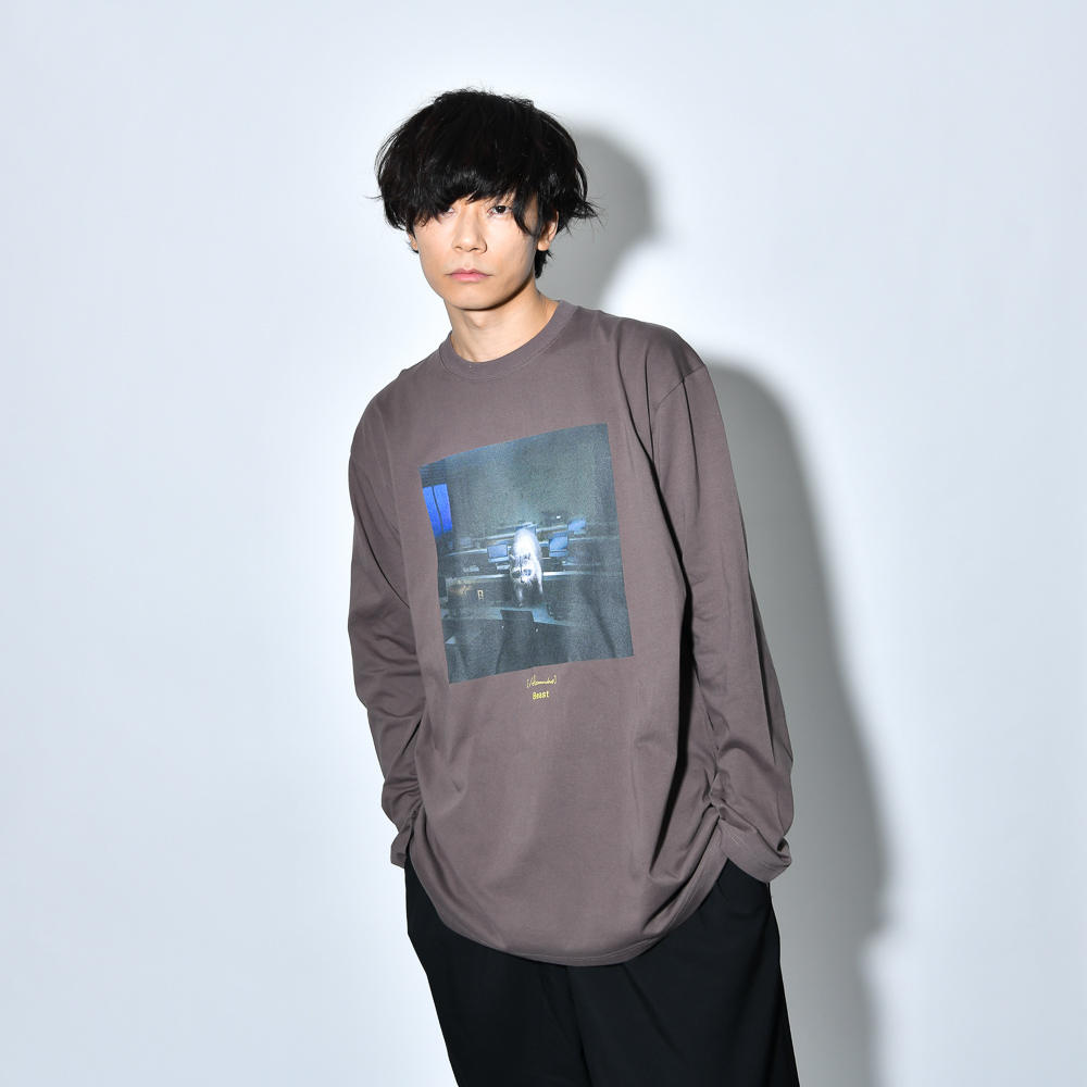 BEAST Jacket Long Sleeve Tee (Charcoal)