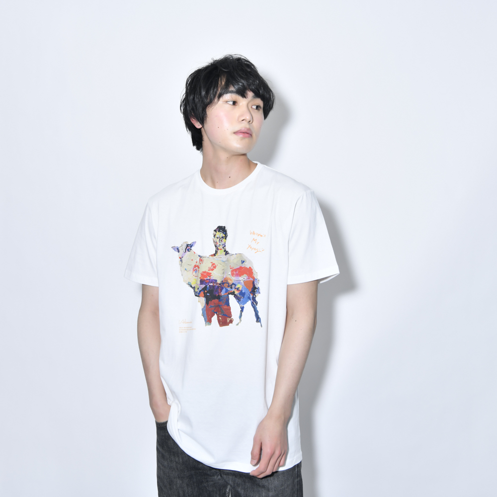 【NEW】Where's My Yoyogi? TEE (油絵・白)