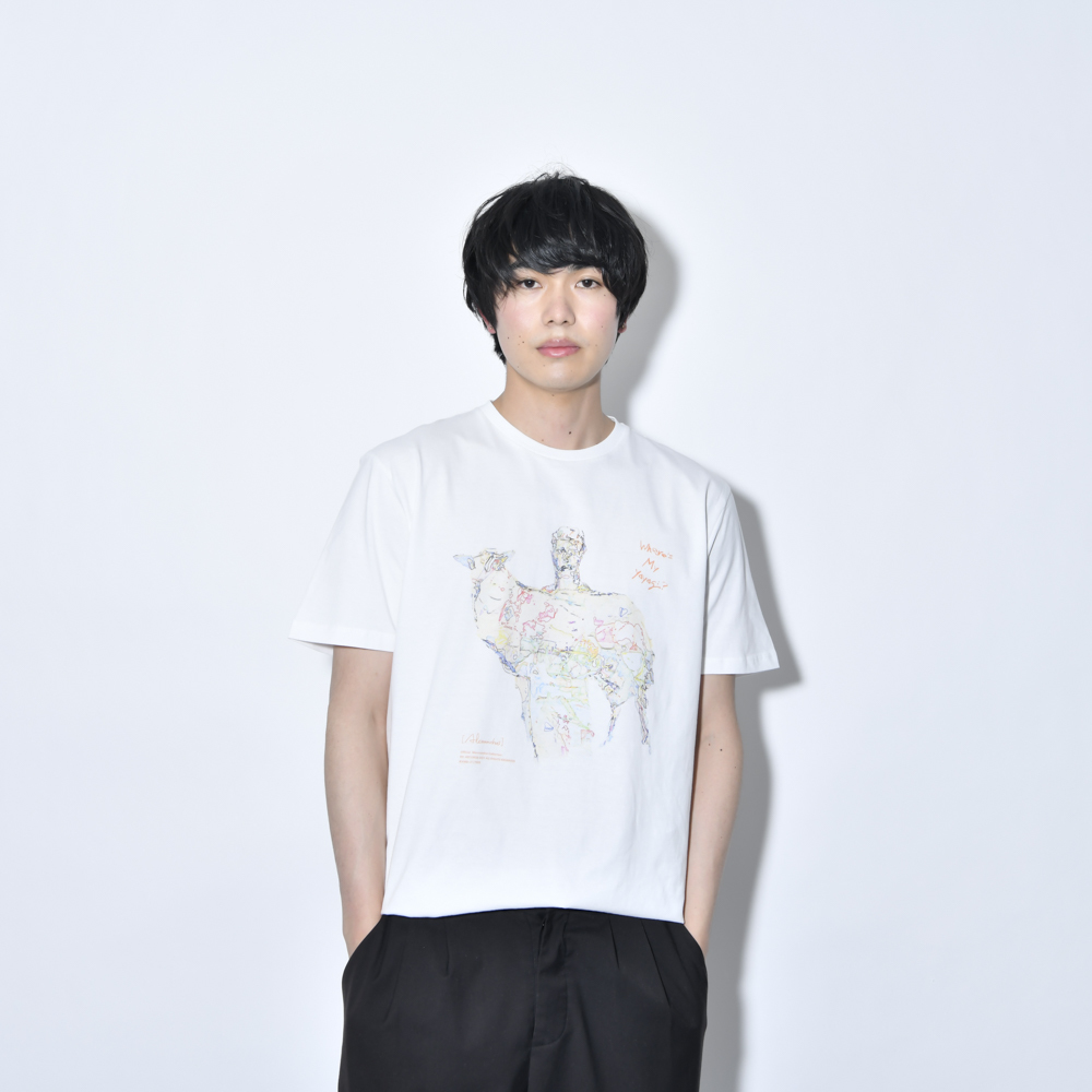 【NEW】Where's My Yoyogi? TEE (スケルトン・白)