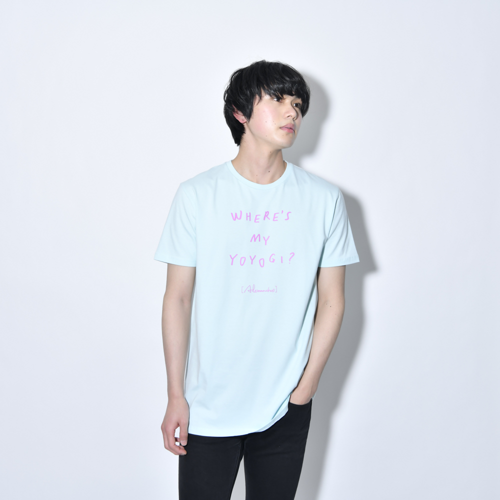 【NEW】Where's My Yoyogi? LOGO TEE (Light Blue)