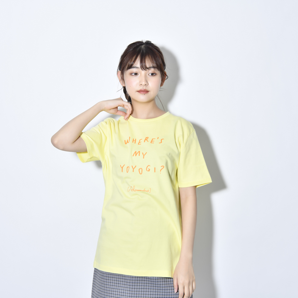 【NEW】Where's My Yoyogi? LOGO TEE (Light Yellow)