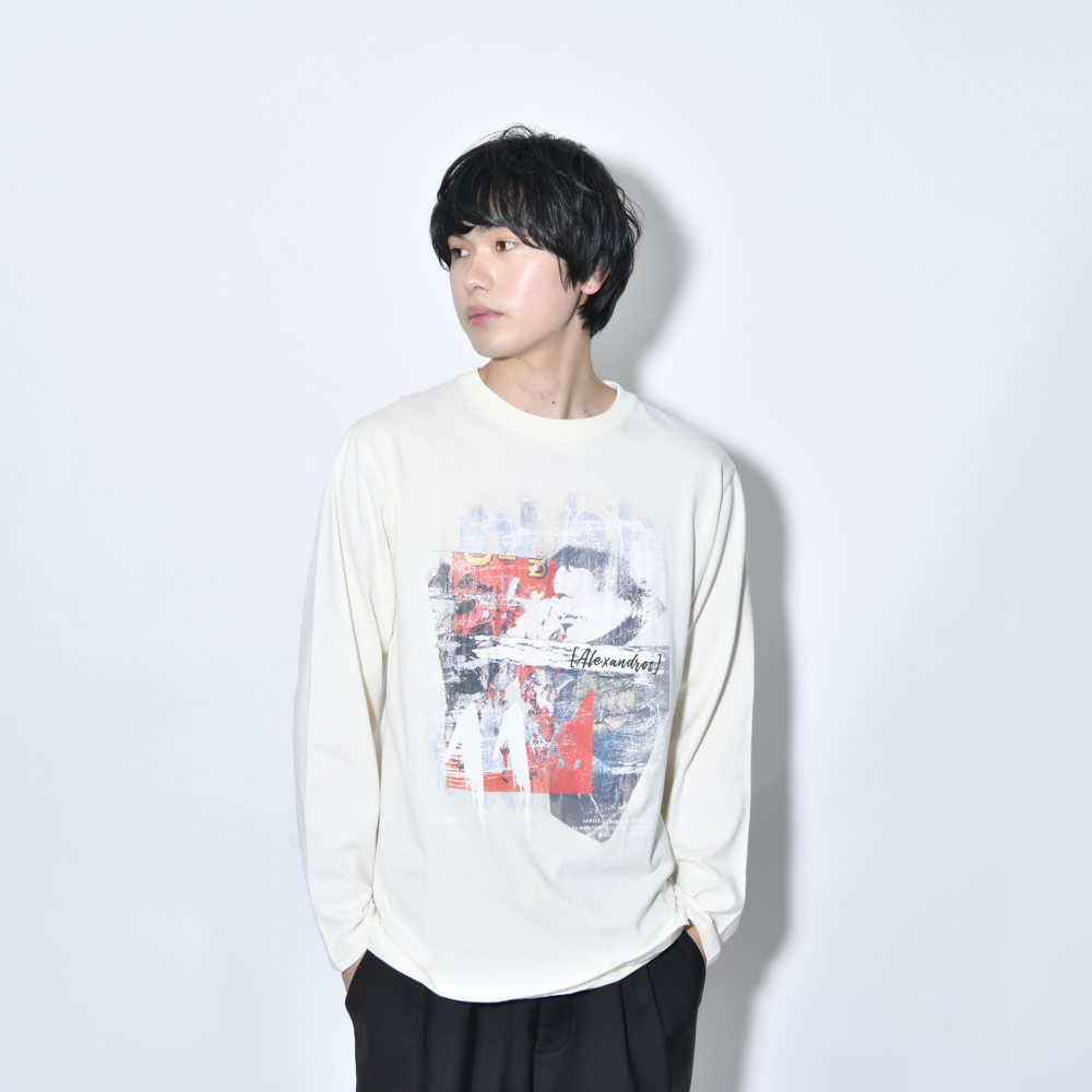 【NEW】Fluid Motion Long Sleeve Tee (Natural)