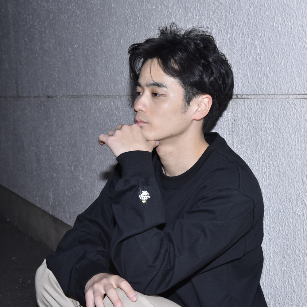 【NEW】Dros-kun Patch LongSleeve Tee (Black)