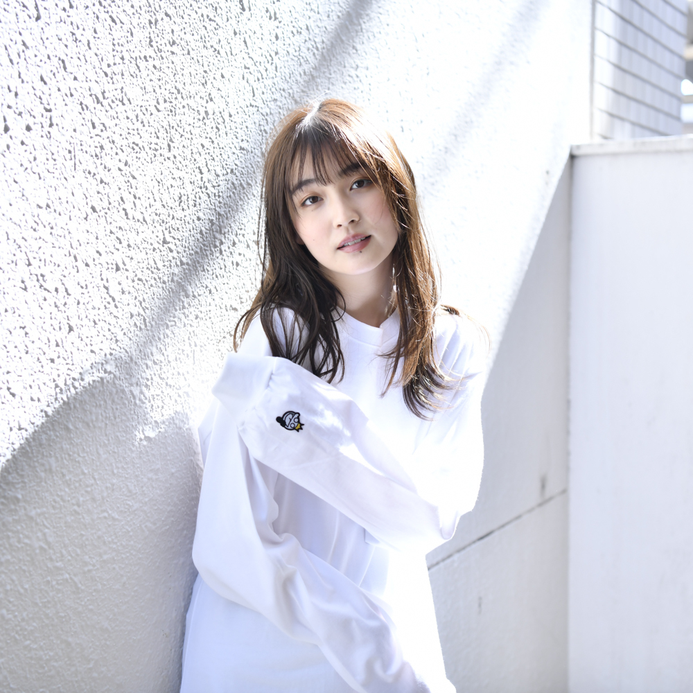 【NEW】Dros-kun Patch LongSleeve Tee (White)