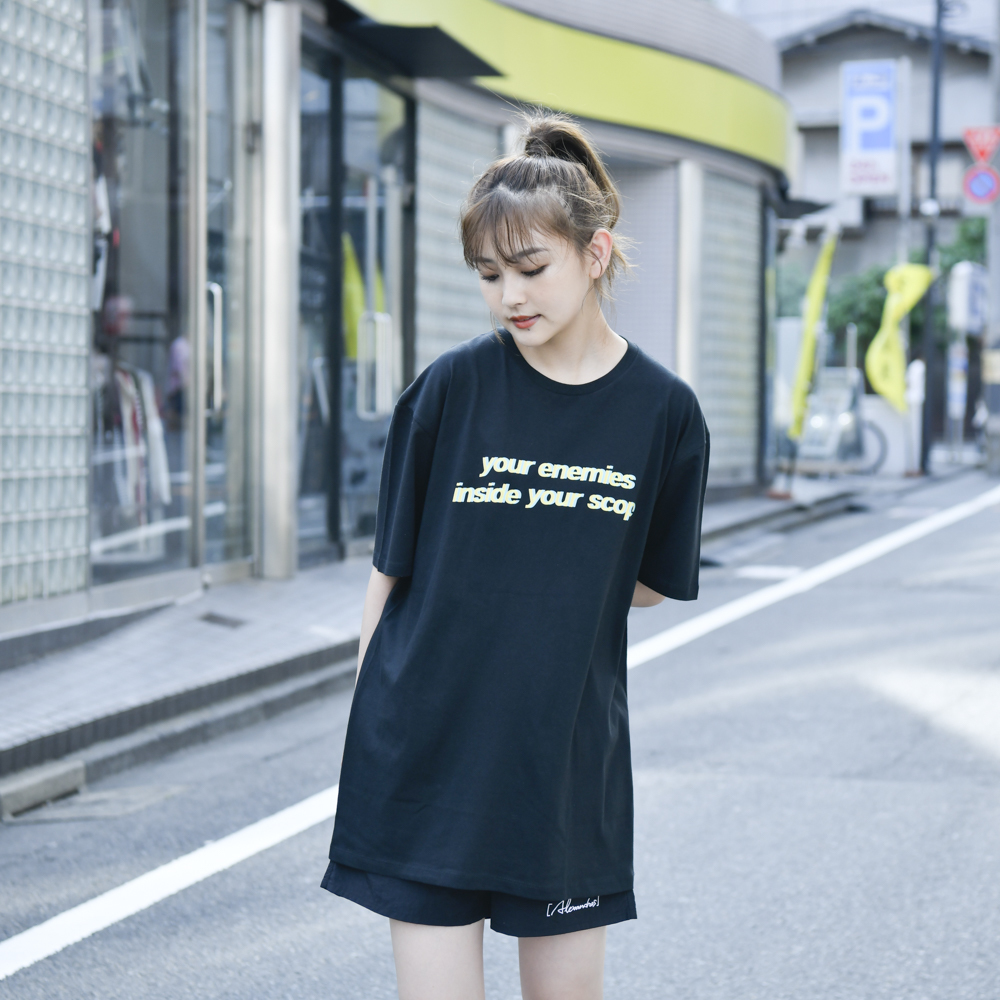 【NEW】Glitch Logo Tee(Black)