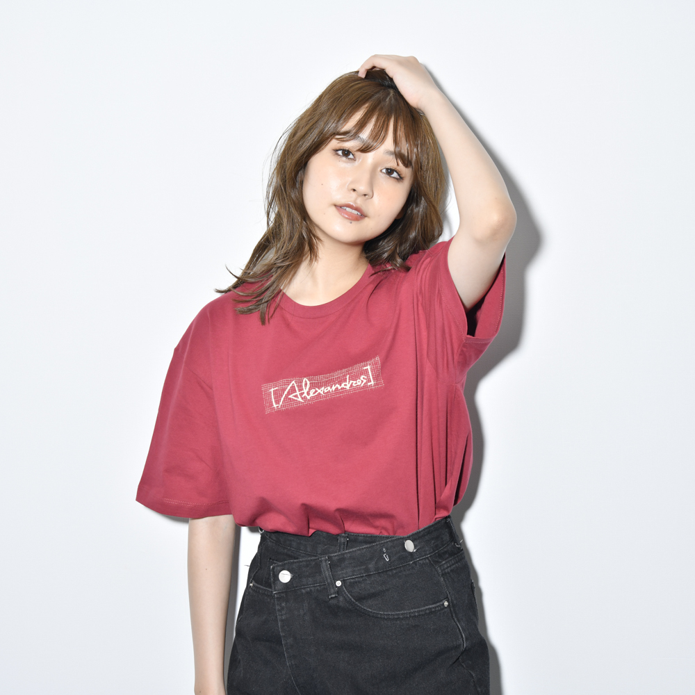 【NEW】Sketch Logo Tee(Burgundy)