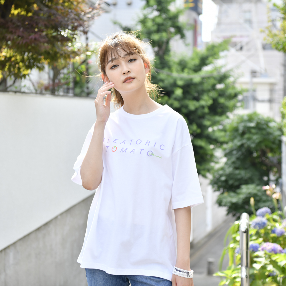 【NEW】 ALEATORIC TOMATO Tee A(Purple Logo)