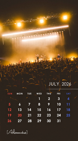 CALENDAR 2026.07